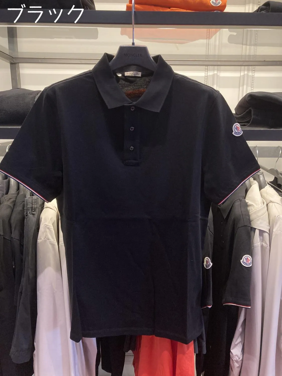 MONCLER  |Street Style Logo Outlet Polos