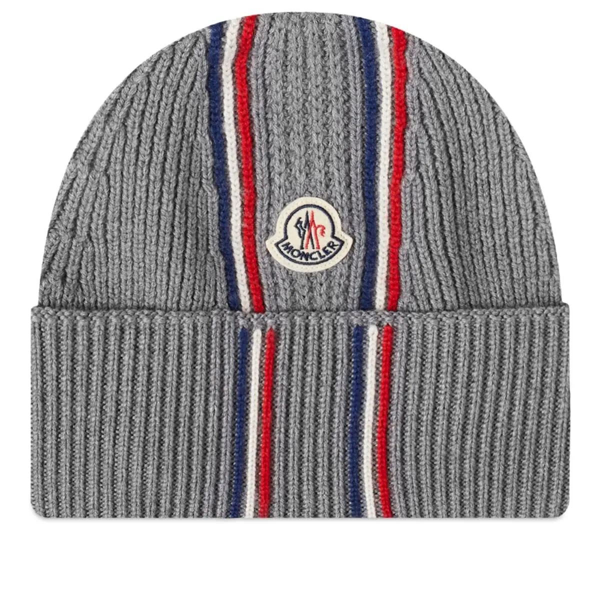 Moncler Tricolour BeanieGrey