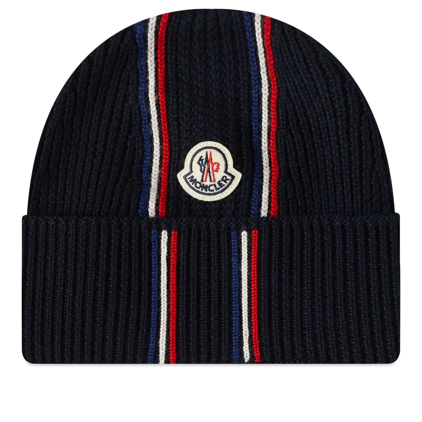 Moncler Tricolour BeanieNavy