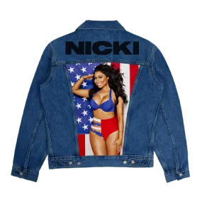 Nicki Flag Denim Jacket