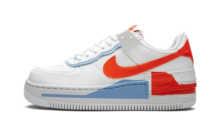 Nike Air Force 1 Shadow Summit White Team Orange