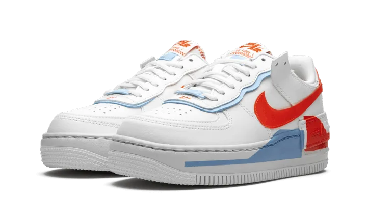 Nike Air Force 1 Shadow Summit White Team Orange