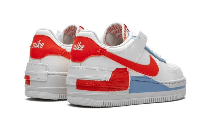 Nike Air Force 1 Shadow Summit White Team Orange