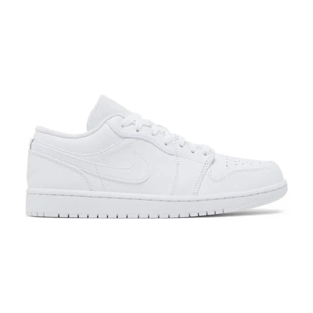 Nike air jordan 1 low (triple white 2022/ white/ white/ white) men us 8-13 553558-136