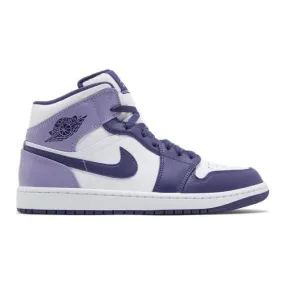 Nike air jordan 1 mid (sky j purple/ white/ sky j light purple) men us 8-13 dq8426-515