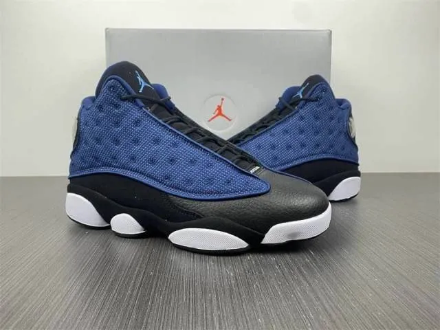 Nike air jordan 13 xiii retro brave blue 4-14 navy white black dj5982-400