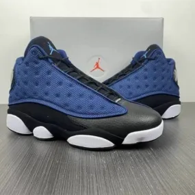 Nike air jordan 13 xiii retro brave blue 4-14 navy white black dj5982-400