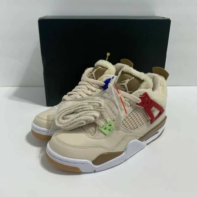 Nike air jordan 4 iv retro where the wild things are 4-7y pearl white dh0572-264