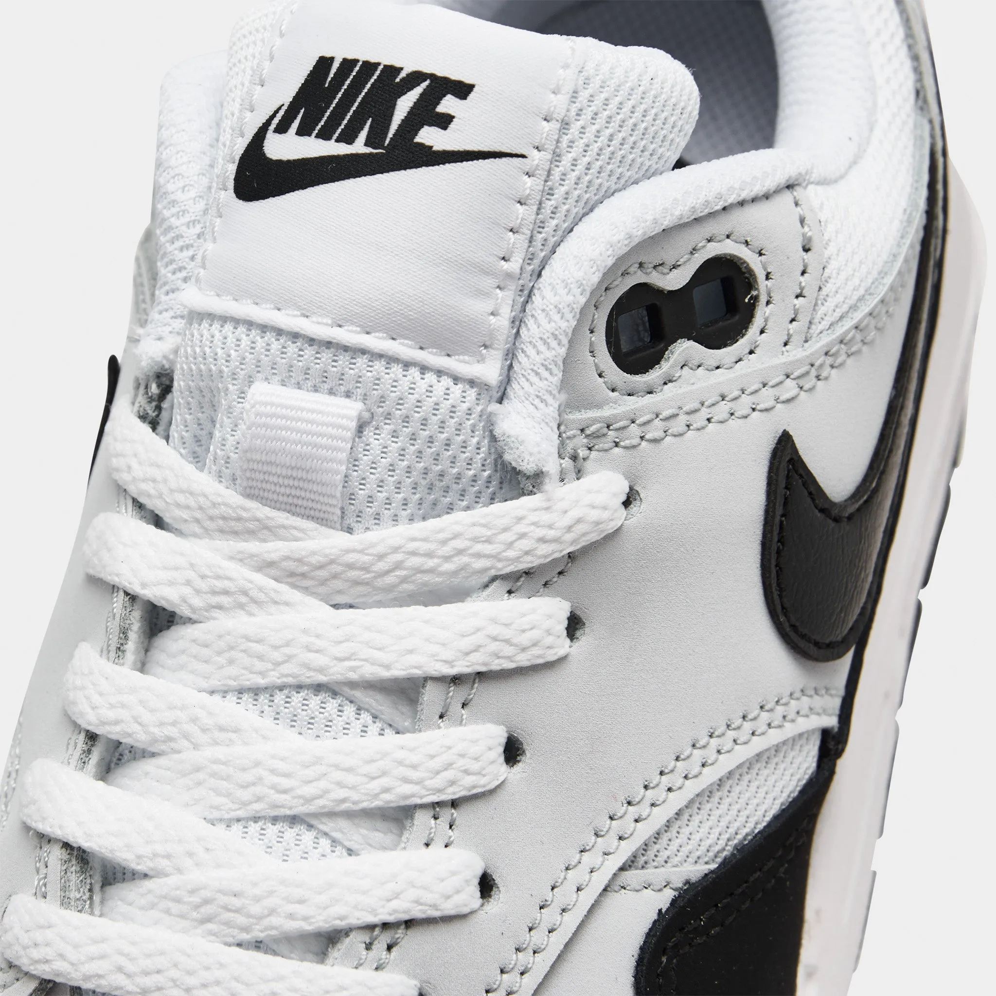 Nike Air Max 1 GS White / Black - Pure Platinum