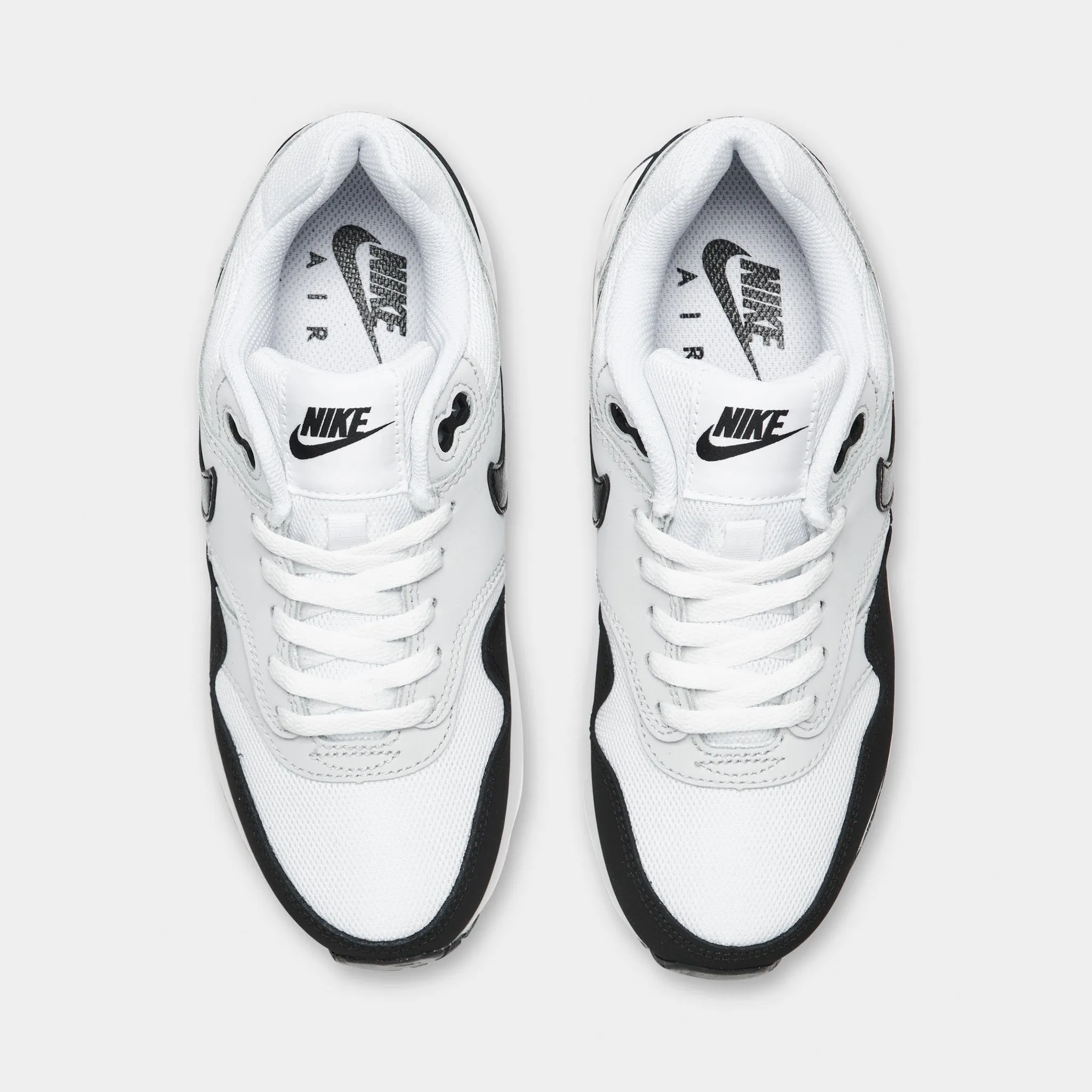 Nike Air Max 1 GS White / Black - Pure Platinum