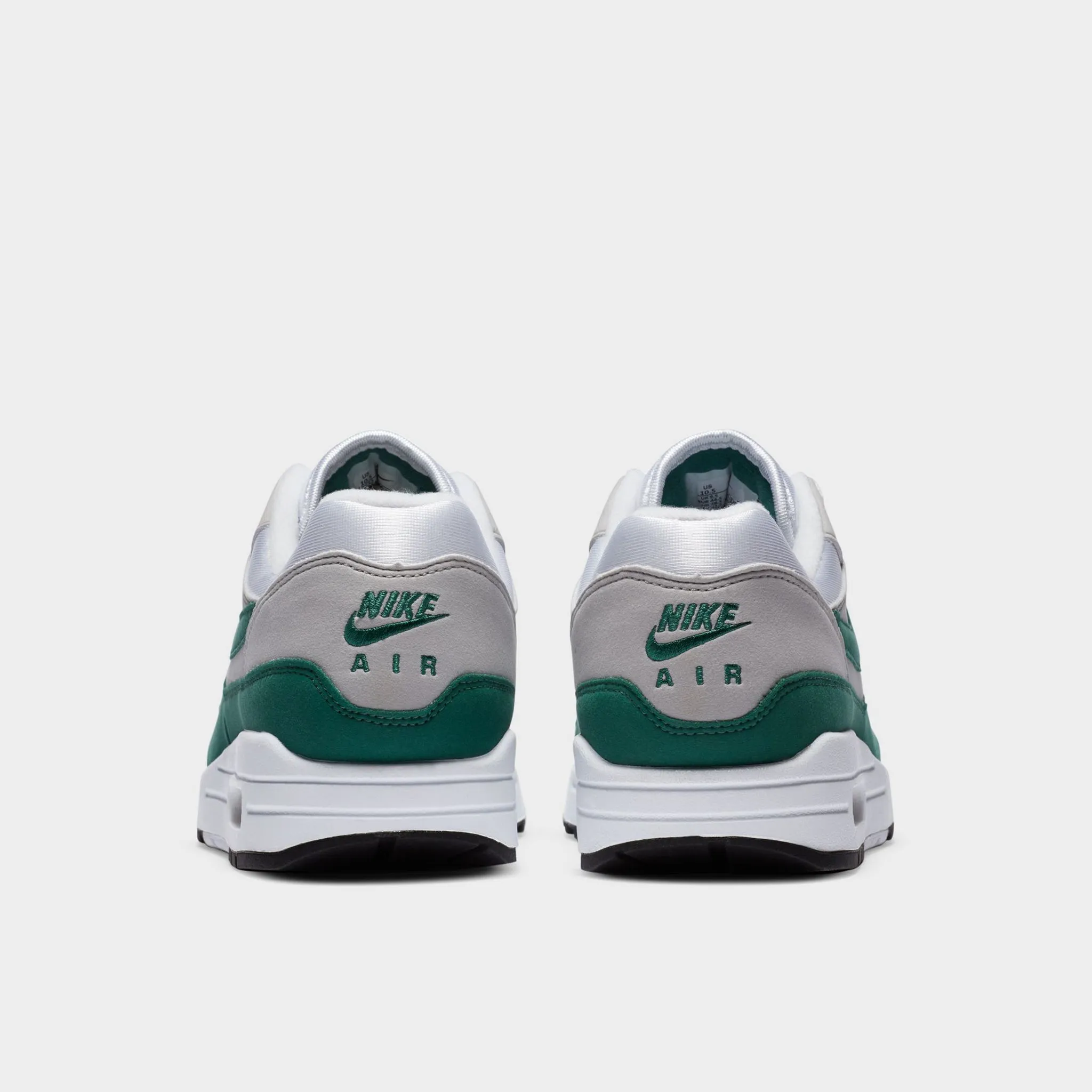 Nike Air Max 1 White / Evergreen Aura - Neutral Grey