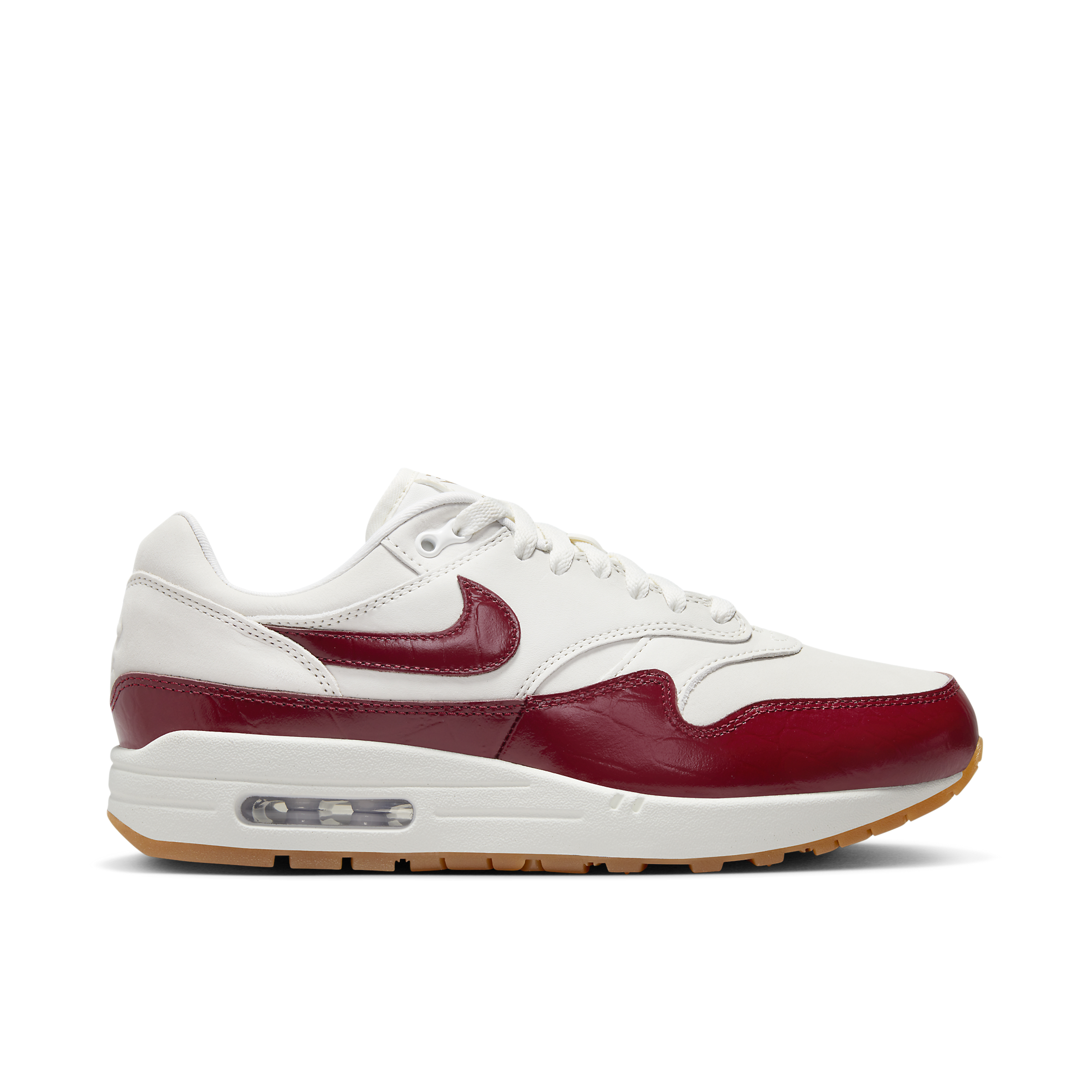 Nike Air Max 1 '87 Sail Team Red Womens | FJ3169-100 | Laced