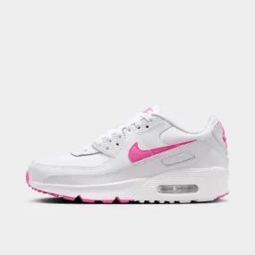 Nike Air Max 90 GS White / Laser Fuschia