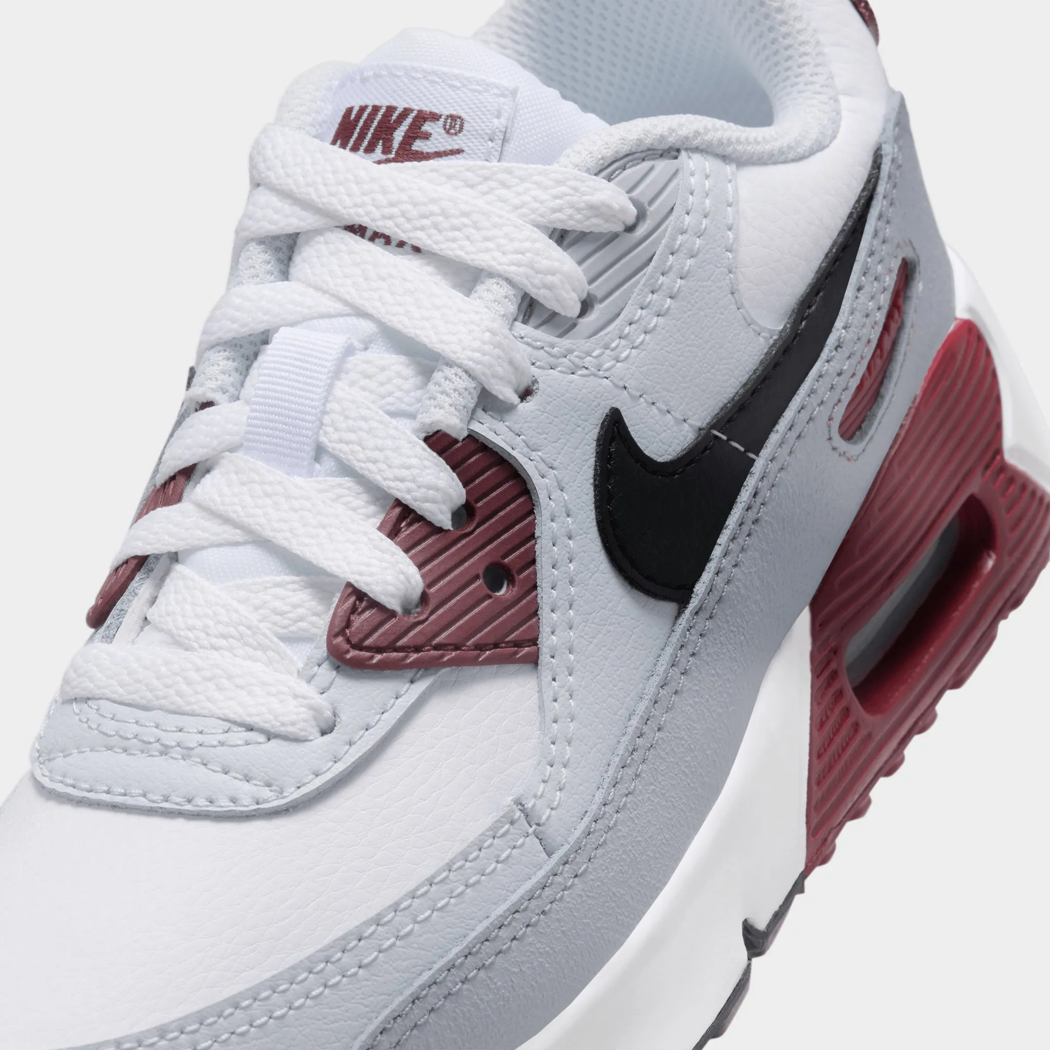 Nike Air Max 90 LTR PS White / Black - Dark Team Red