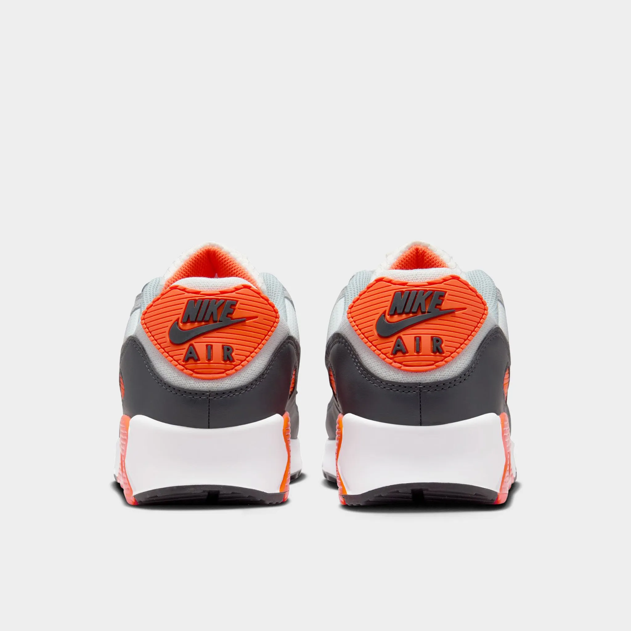 Nike Air Max 90 Summit White / Smoke Grey - Safety Orange