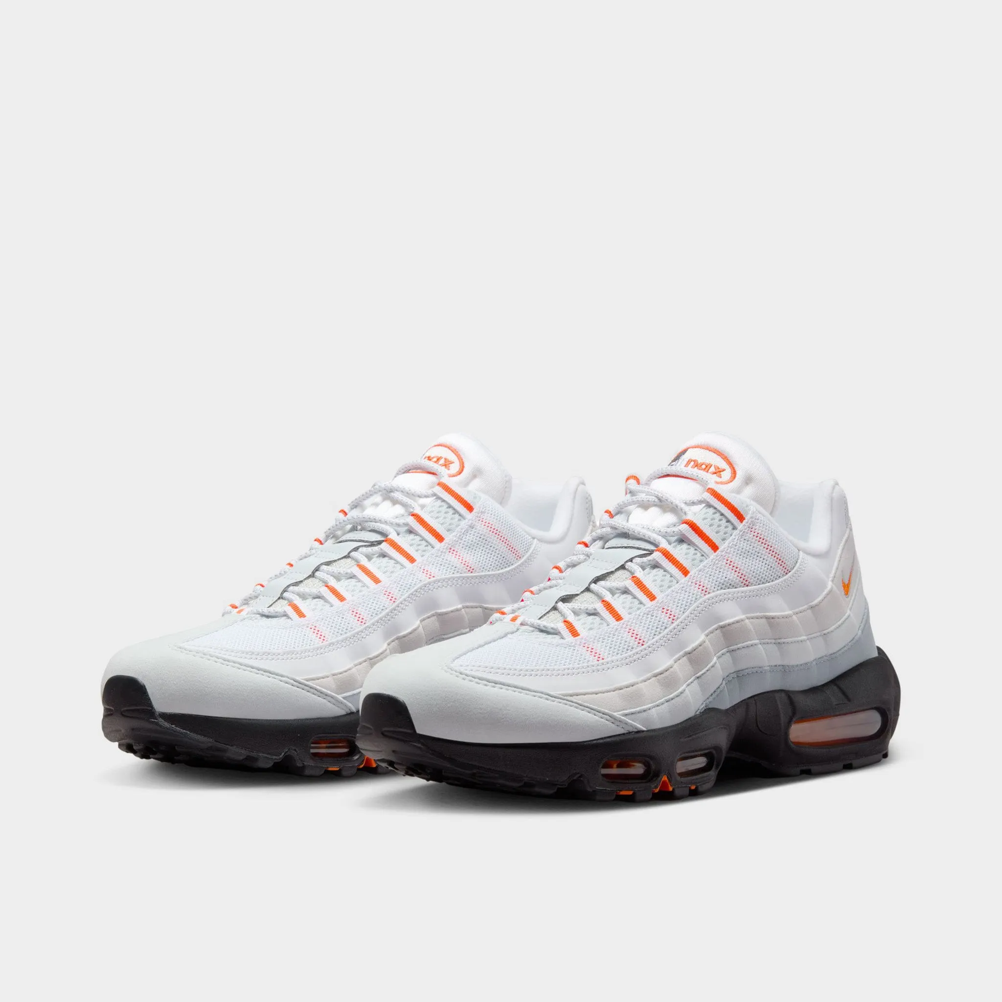 Nike Air Max 95 Wolf Grey / Safety Orange - Pure Platinum