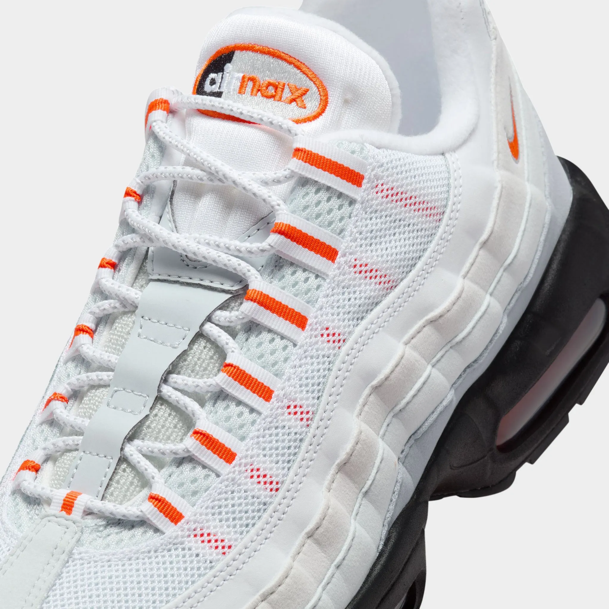 Nike Air Max 95 Wolf Grey / Safety Orange - Pure Platinum