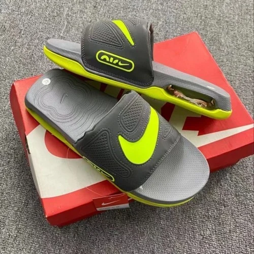 Nike Air Max Cirro Slides (Grey-Neon)