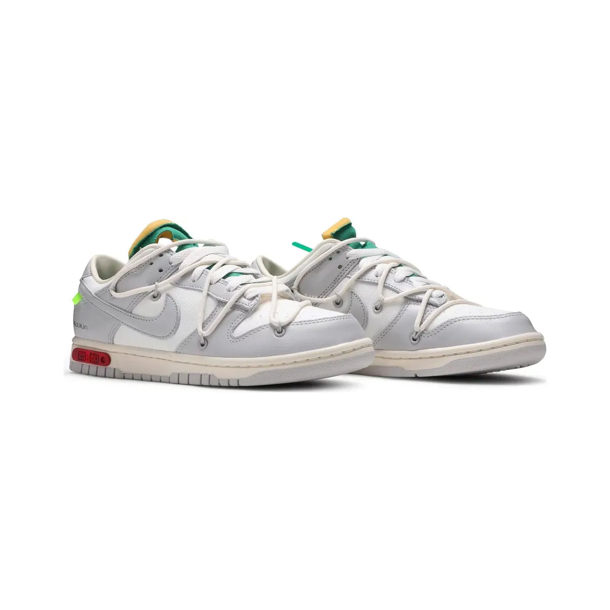 Nike Dunk Low Off-White Lot 25 of 50 Sail Neutral Grey