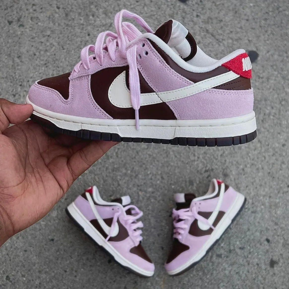 NIKE DUNK LOW PINK BROWN