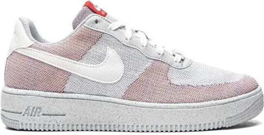 Nike Kids Air Force 1 Crater Flyknit sneakers Grey