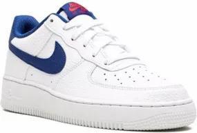 Nike Kids Air Force 1 Low White Deep Royal Blue sneakers