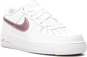 Nike Kids Air Force 1 White Pink Glaze sneakers