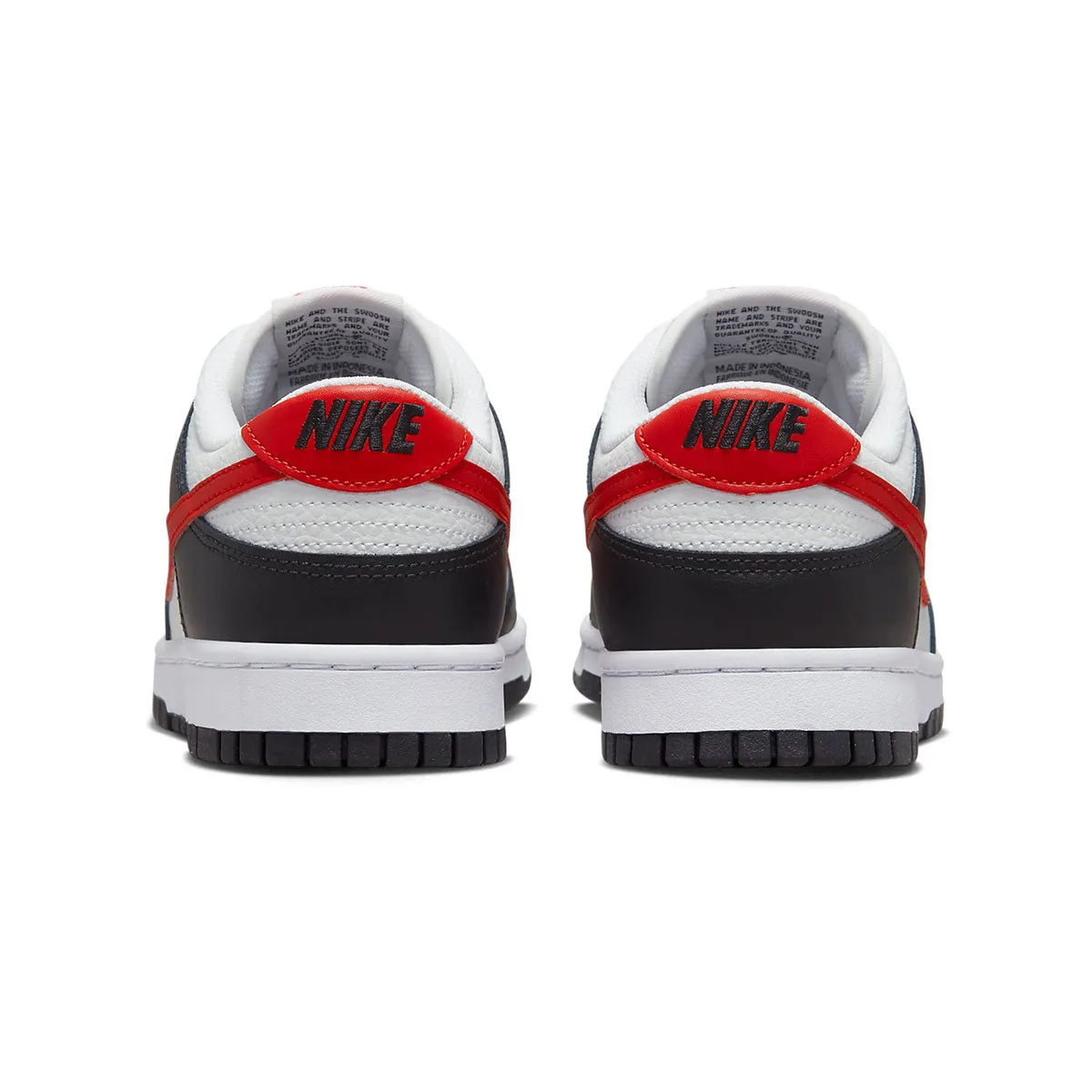 Nike Men's Dunk Low Retro Red Swoosh Panda