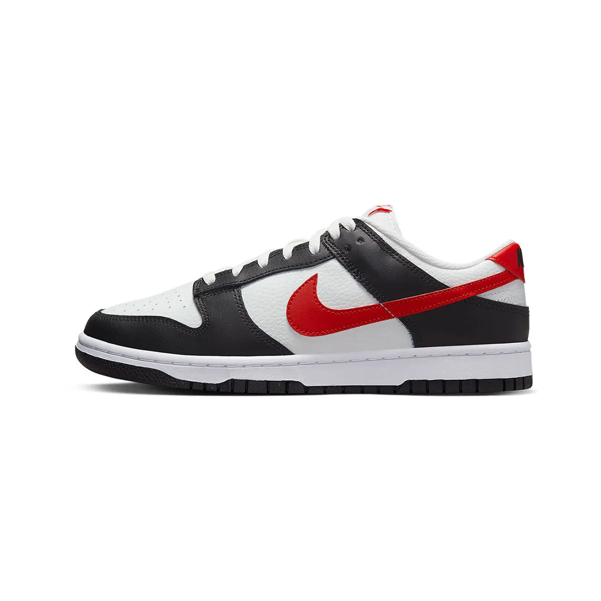 Nike Men's Dunk Low Retro Red Swoosh Panda