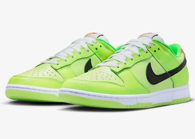 Nike SB Dunk Low Glow in the Dark Venom Green Black Glow FJ4610-702