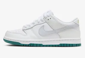 Nike SB Dunk Low GS White Green Grey FD9911-101