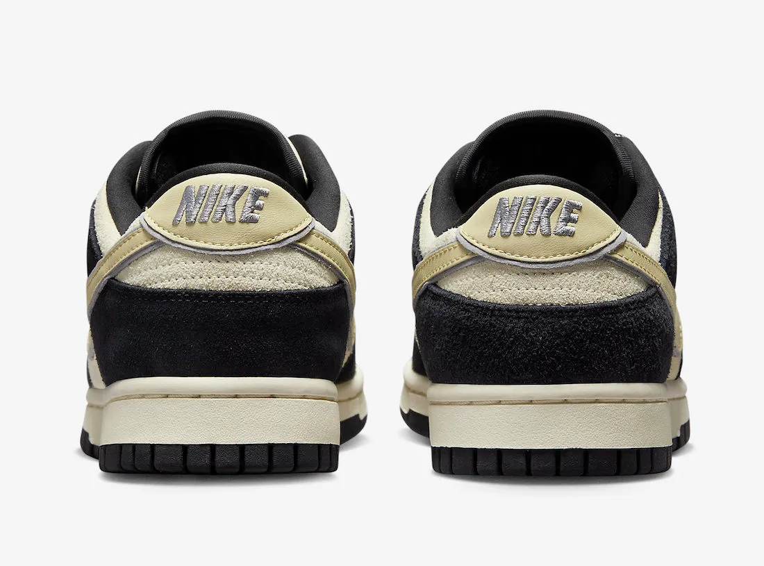 Nike SB Dunk Low LX Black Suede Team Gold Coconut Milk DV3054-001