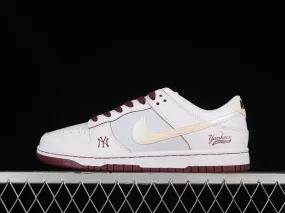 Nike SB Dunk Low MLB White Dark Red FC1688-900