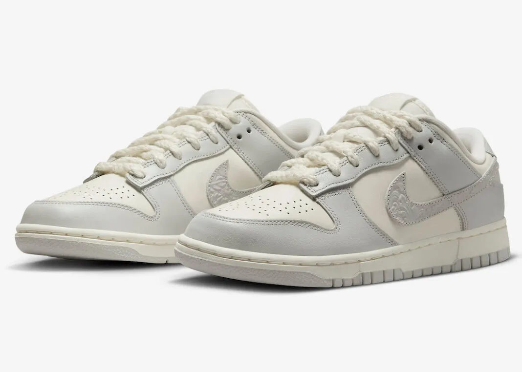 Nike SB Dunk Low Needlework Sail Aura Neutral Grey FJ4553-133