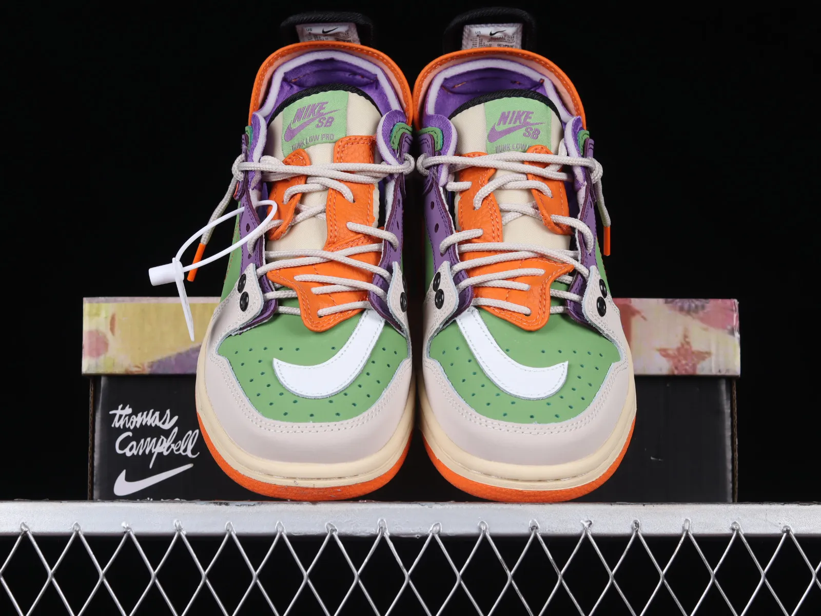 Nike SB Dunk Low Orange Purple Green Multi-Color BQ6817-038