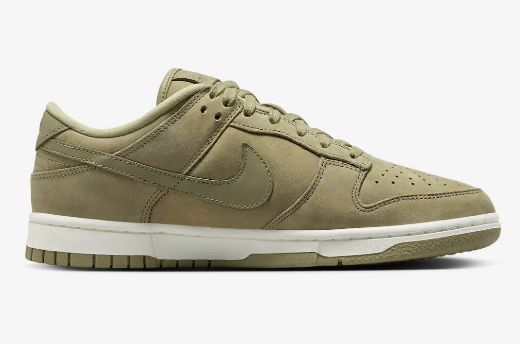 Nike SB Dunk Low Premium Neutral Olive White Sail DV7415-200