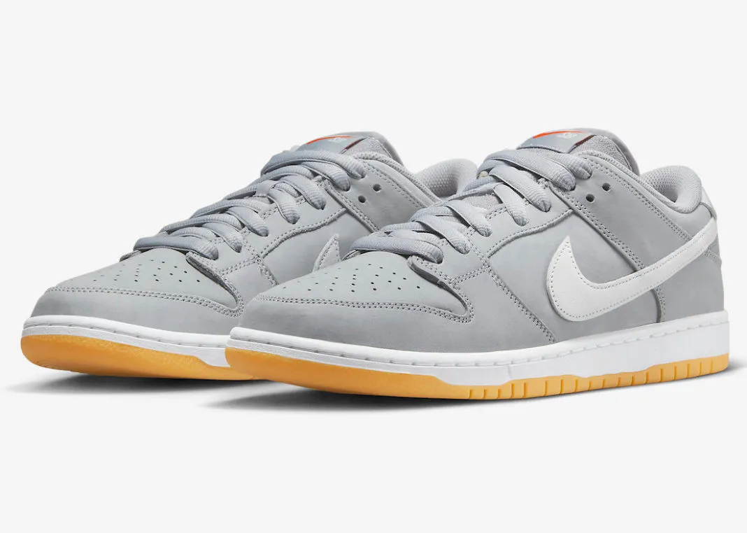 Nike SB Dunk Low Pro ISO Orange Label Wolf Grey Gum DV5464-001