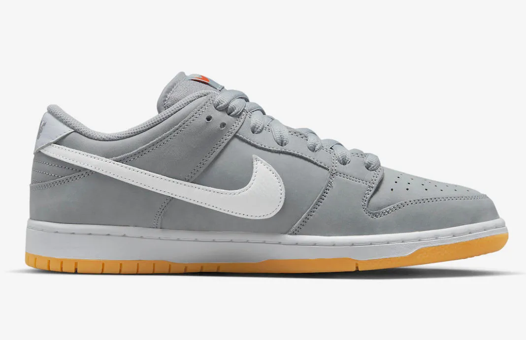 Nike SB Dunk Low Pro ISO Orange Label Wolf Grey Gum DV5464-001