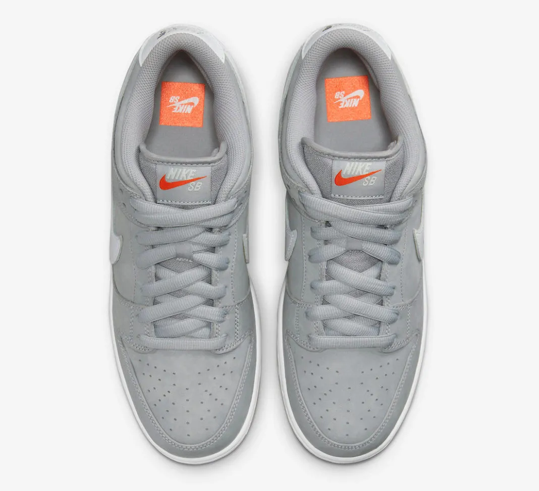 Nike SB Dunk Low Pro ISO Orange Label Wolf Grey Gum DV5464-001