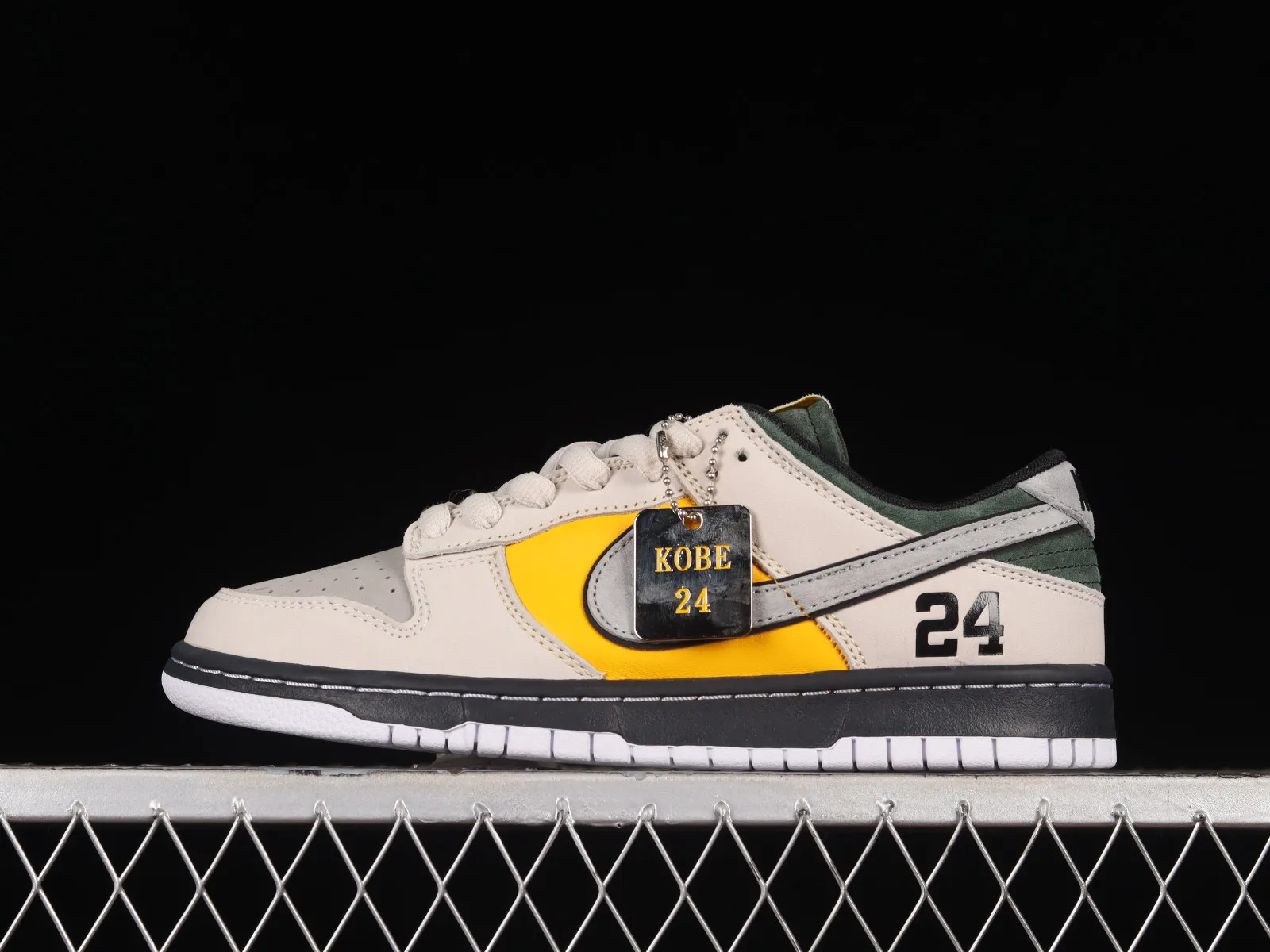 Nike SB Dunk Low PRO Kobe Yellow Green Light Grey Black LF2428-005