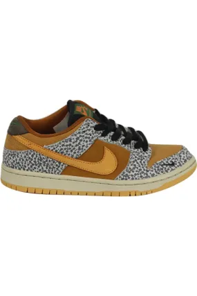 NIKE SB DUNK LOW PRO SAFARI FAUX LEATHER AND CANVAS SNEAKERS EU 39 UK 6 US 6.5