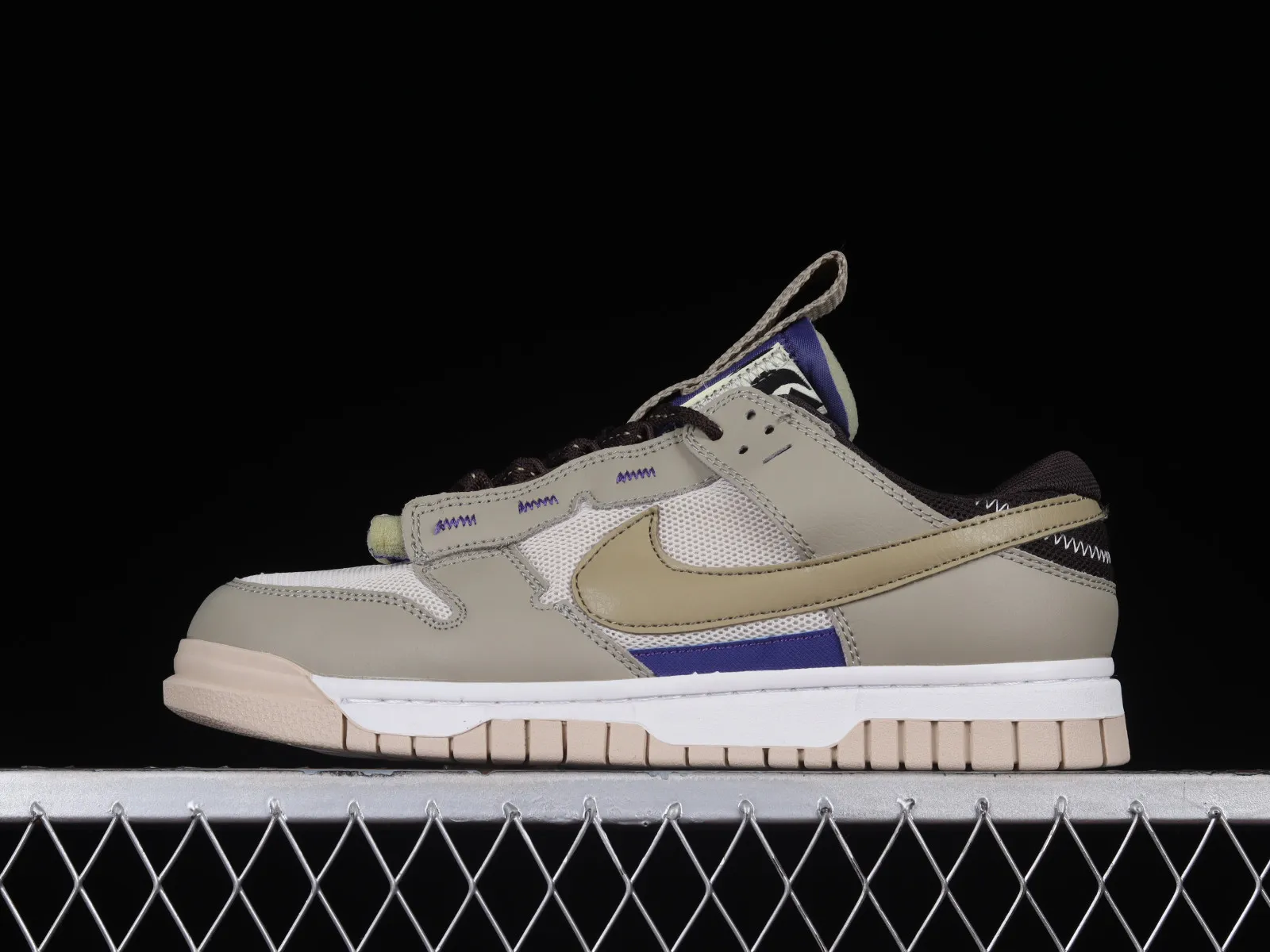 Nike SB Dunk Low Remastered Medium Olive Dark Purple DV0821-300