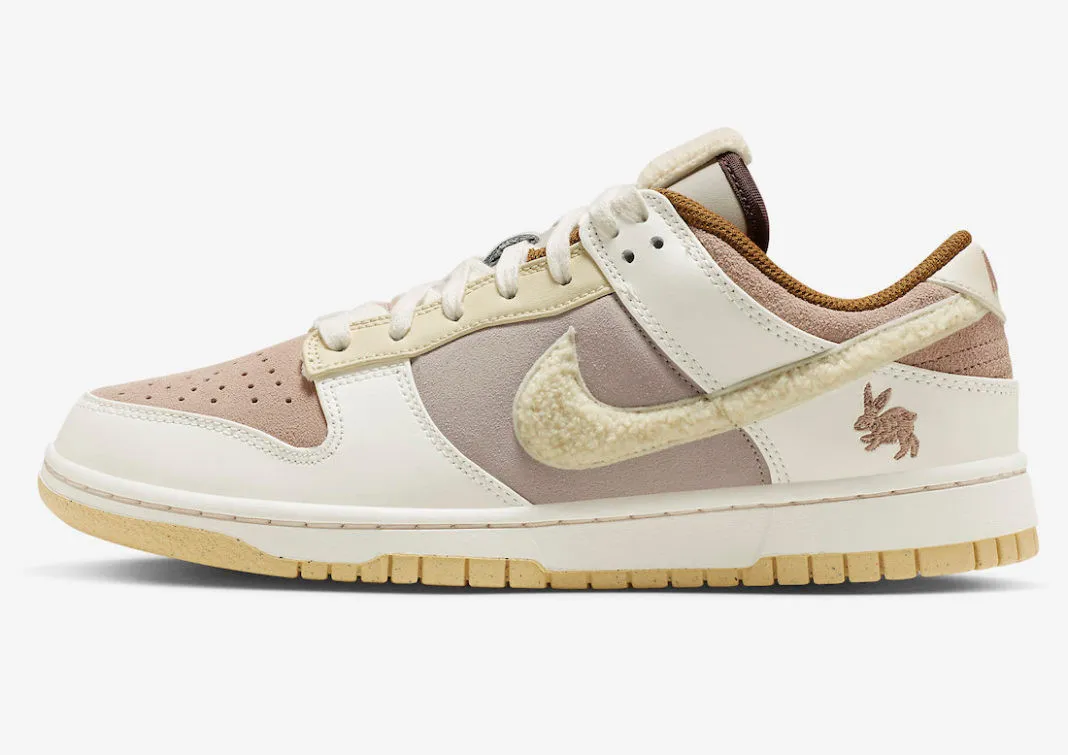 Nike SB Dunk Low Retro PRM Year of the Rabbit Fossil Stone Coconut Milk Sail FD4203-211