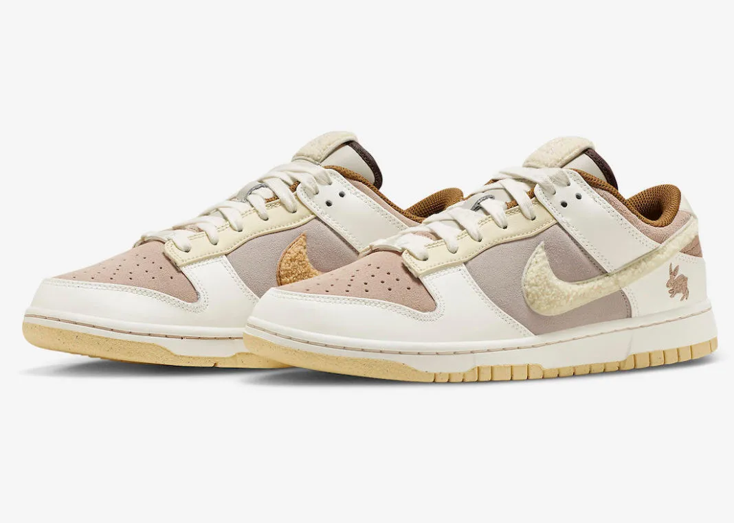 Nike SB Dunk Low Retro PRM Year of the Rabbit Fossil Stone Coconut Milk Sail FD4203-211