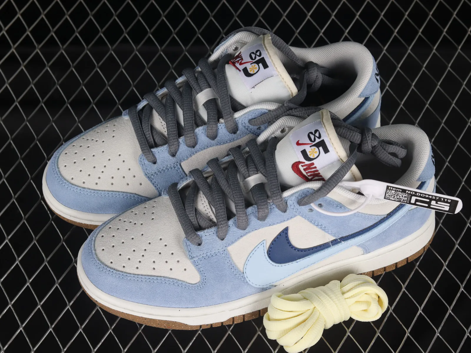 Nike SB Dunk Low SE 85 Coconut Milk Blue Dark Grey DO9457-119