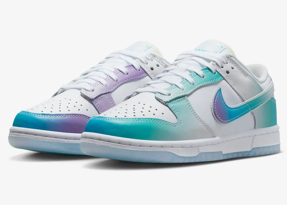 Nike SB Dunk Low Unlock Your Space White Multi-Color Ice Blue FJ7743-194