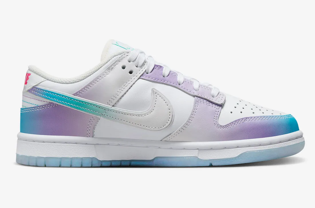 Nike SB Dunk Low Unlock Your Space White Multi-Color Ice Blue FJ7743-194