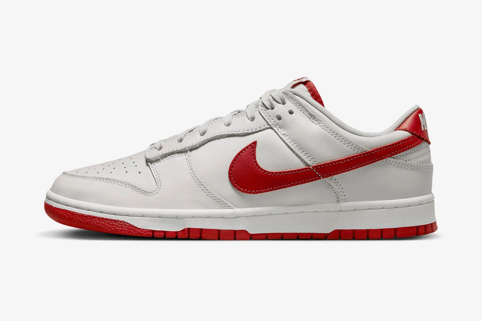 Nike SB Dunk Low Vast Grey Varsity Red White FJ0832-011