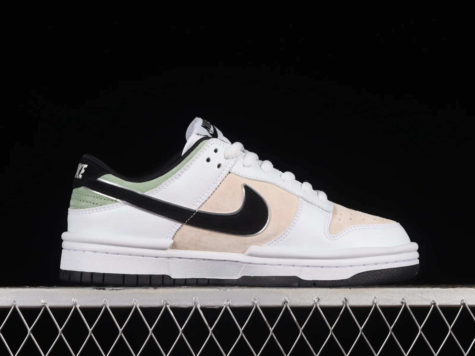 Nike SB Dunk Low White Black Light Green DZ2794-888