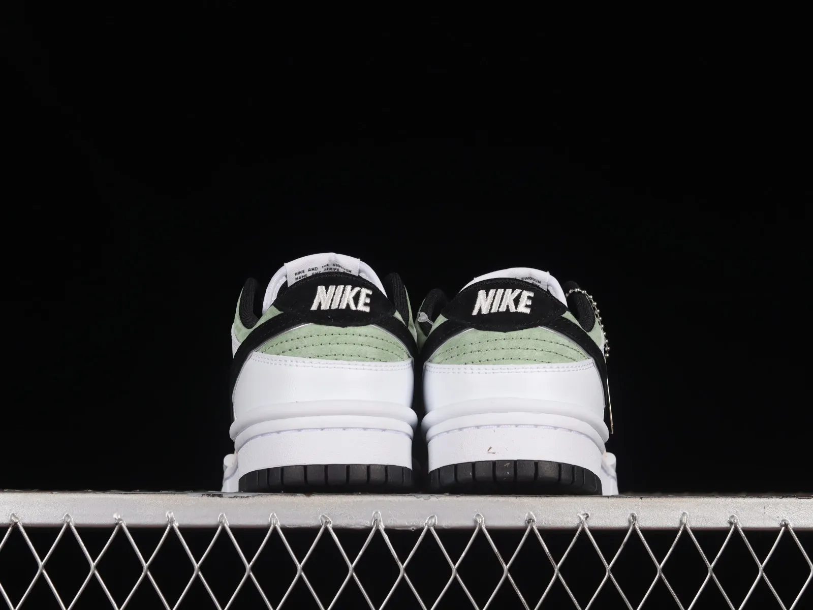 Nike SB Dunk Low White Black Light Green DZ2794-888